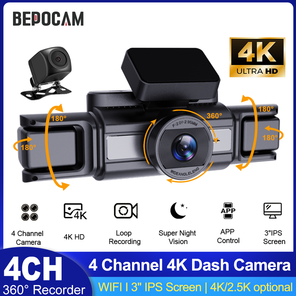 Power Tools Germany - BEPOCAM 4CH 4K 車載カメラ 360 °