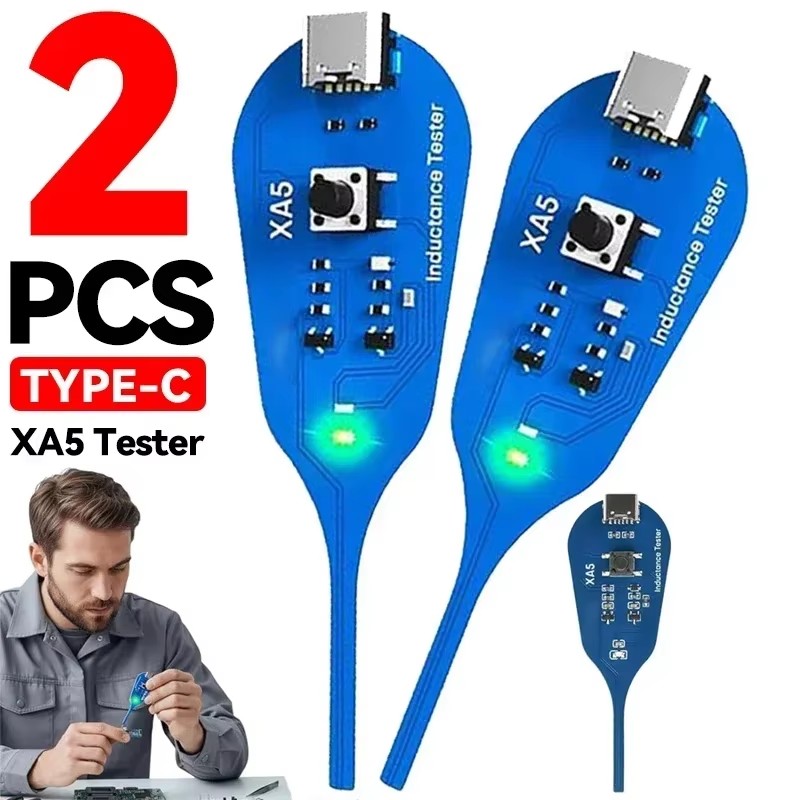 Power Tools Types - Type-C給電式メインボードコイルテストツール XA5 インダクタテスター インダクタンス故障検出修理ツール チェックコイルテスター インダクタ