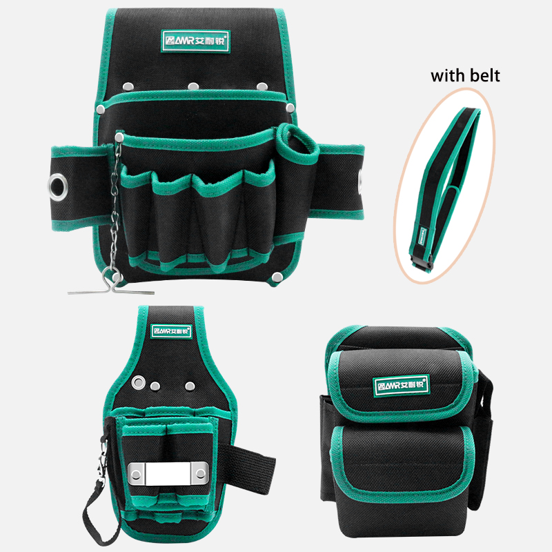 Power Tools Band - AMR 多機能収納袋オックスフォード布ウエストパックハードウェア修復ツールポケットレンチプライヤー電気技師家庭用ベルト