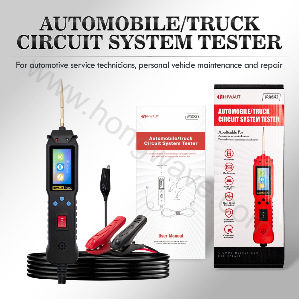 Power Tools Japan - HWAUT P200スマートカーサーキットテスター 2mスキャナー 12V 24V 車両トラック電源スキャン電気回路プローブ