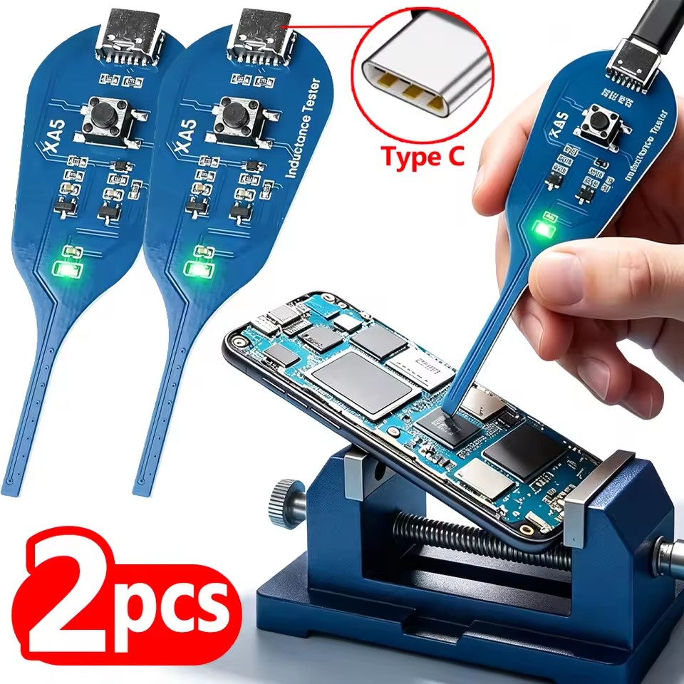 Power Tools Types - Type-C給電式高精度メインボードコイルテストツール高速インダクタンス故障検出診断ミニインダクタテスター