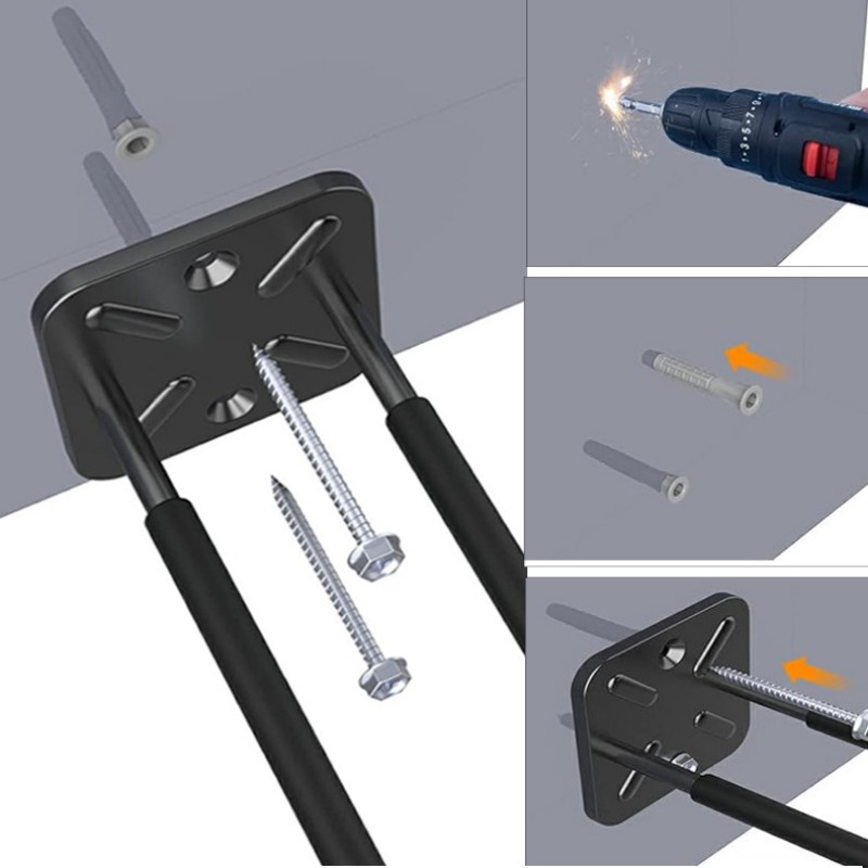 1PC ガレージ収納ユーティリティフックヘビーデューティ壁掛 - Power Tools Garden のレビューと価格