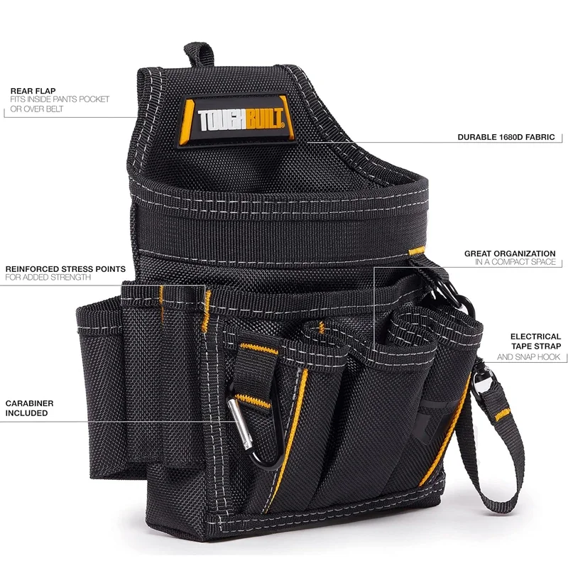 TOUGHBUILT-229電気技師ポーチ、耐摩耗性、ポータ - Power Tools Band のレビューと価格