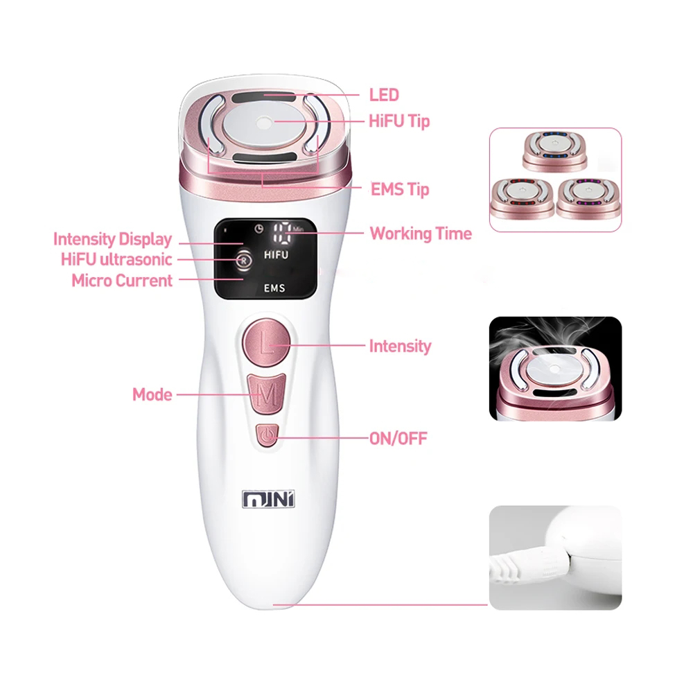 新しいミニ HIFU 超音波マシン EMS マイクロカレント - Power Tools Equipment のレビューと価格