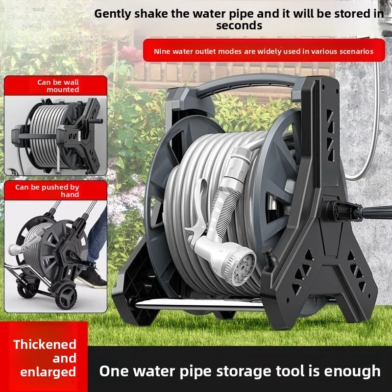 プレミアムカラーランダムホースリールガーデンパワーツールウォ - Power Tools Garden のレビューと価格