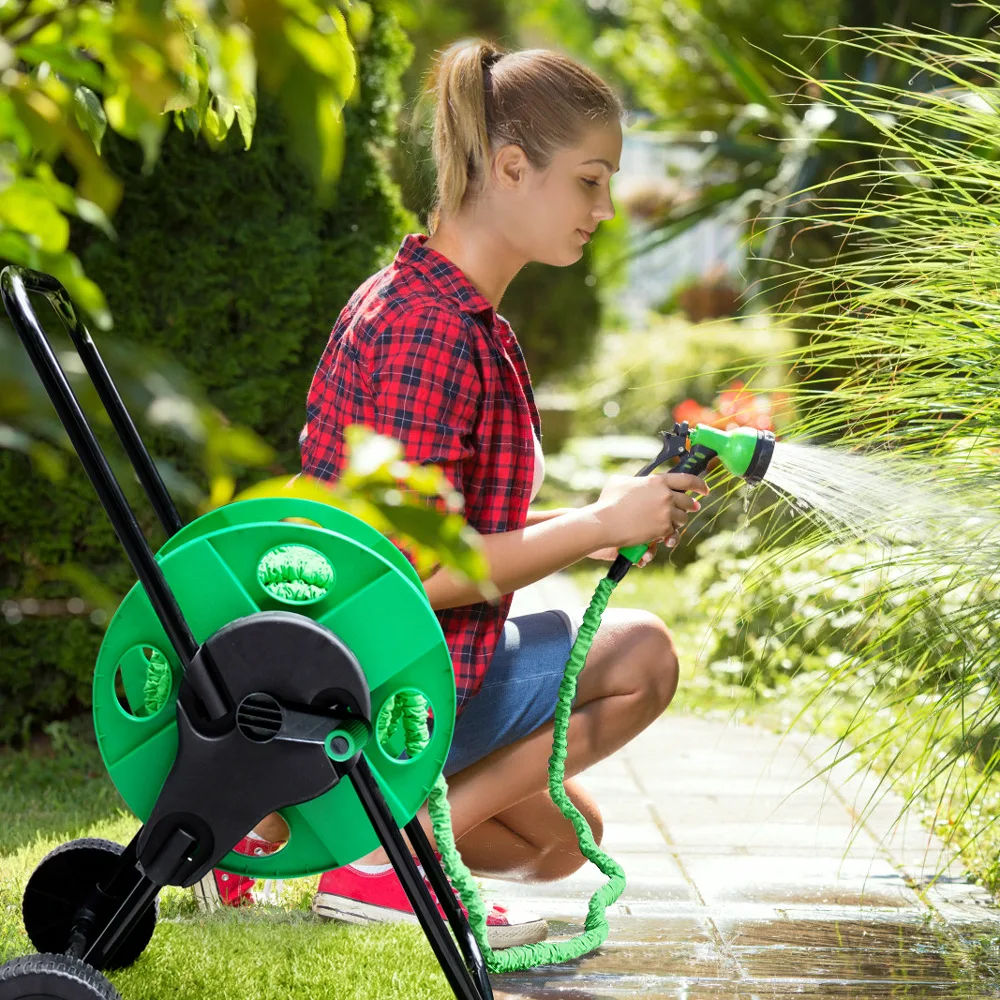プレミアムガーデンパワーツール水道管収納ラックリール、家庭用 - Power Tools Garden のレビューと価格
