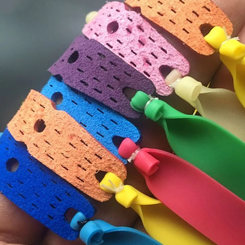 6 個強力なフラット弾性バンドパチンコカタパルトゴムバンドア - Power Tools Band のレビューと価格