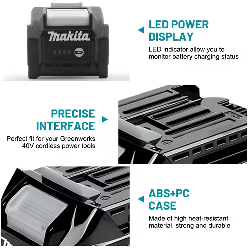 純正マキタ 40V XGT 充電式バッテリー BL4050  - Makita Power Tools Xgt のレビューと価格
