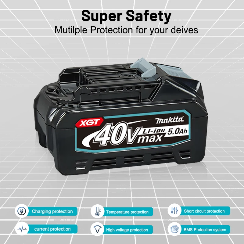 純正マキタ 40V XGT 充電式バッテリー BL4050  - Makita Power Tools Xgt のレビューと価格