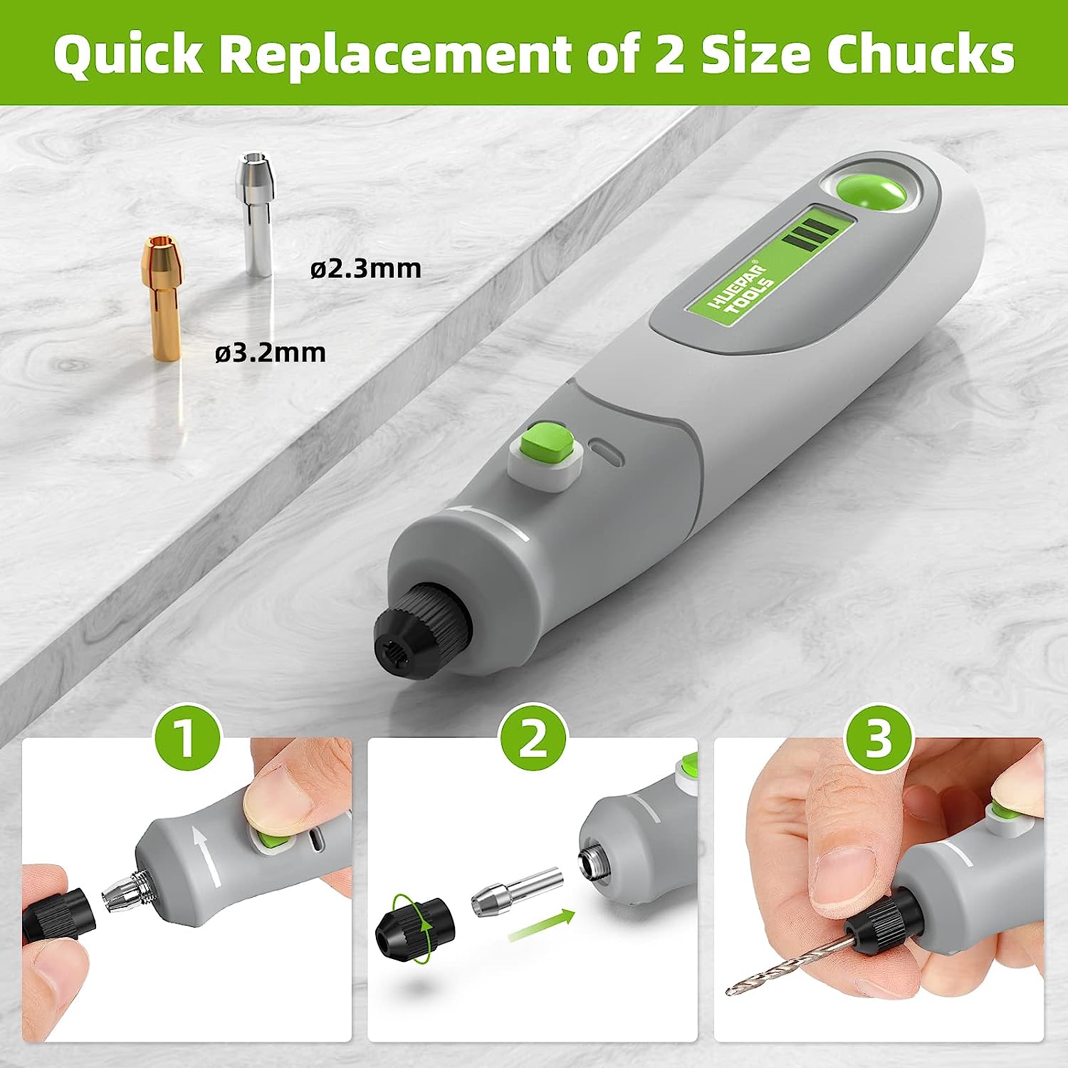 電気ドリルダイグラインダー彫刻ポリッシャー 4V ミニコード - Power Tools Spare Parts のレビューと価格