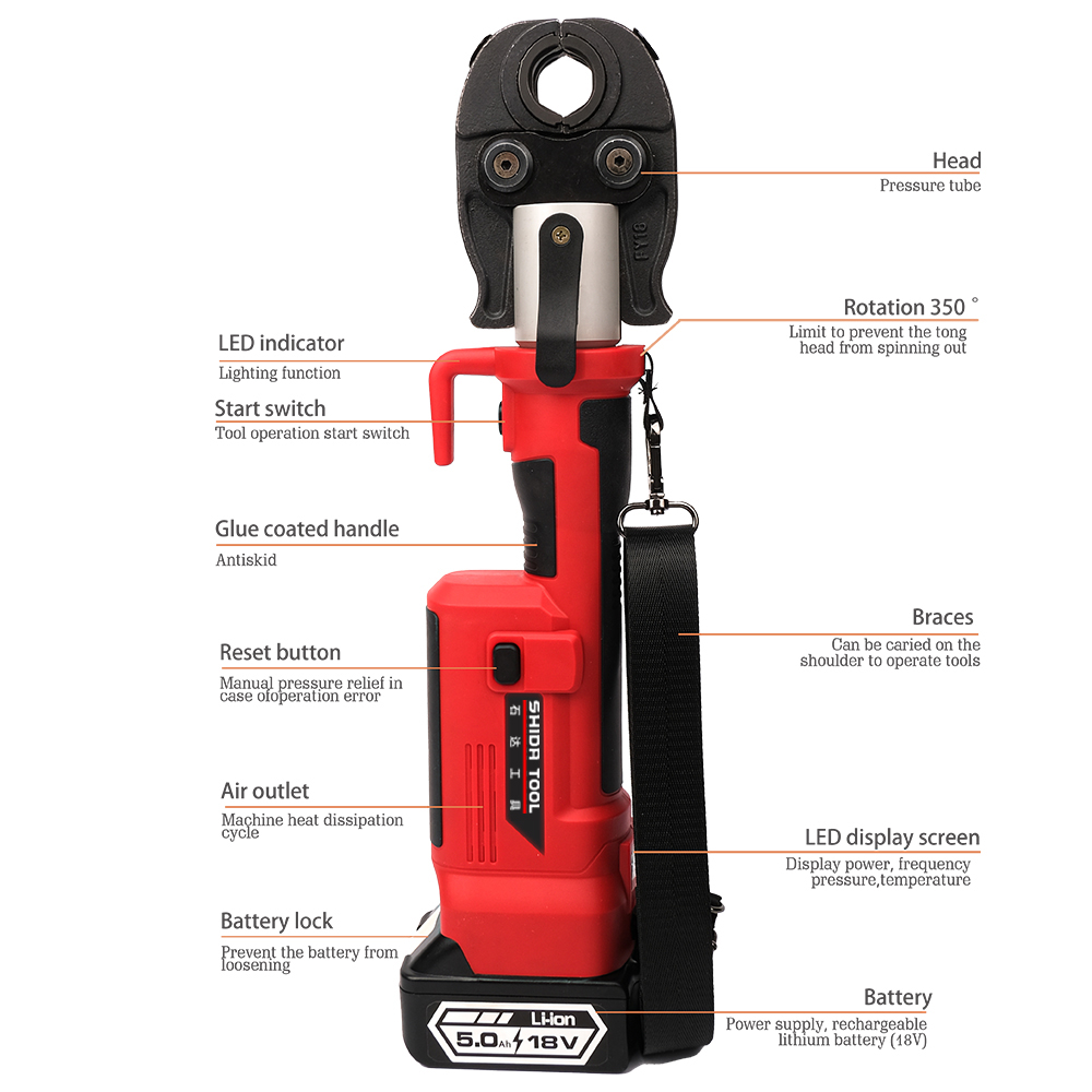 Pz-1930 GES-1525 V型油圧式パイプ圧着工具  - Power Tools Types のレビューと価格
