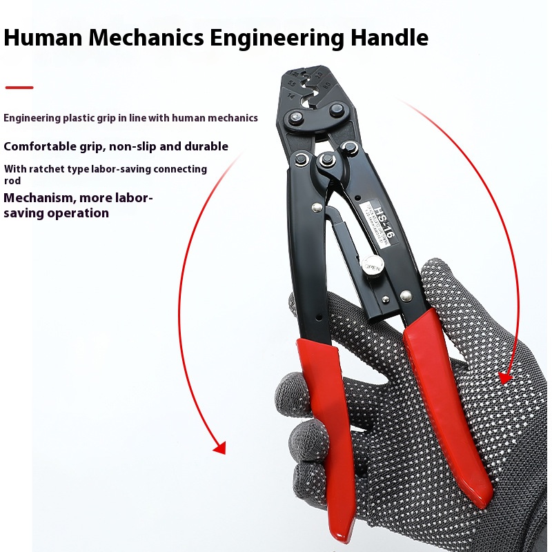 HS-16 クリンパプライヤーラチェット裸端子圧着ペンチ O - Power Tools Japan のレビューと価格